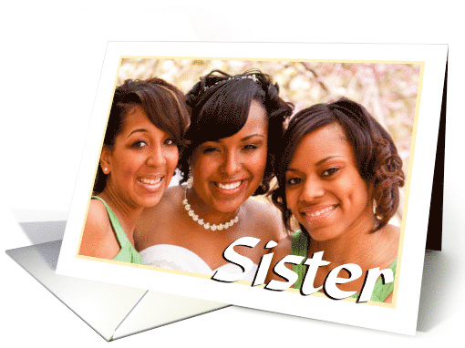Mother's Day for Sister card (1428900)