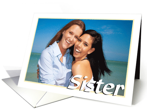 Birthday photocard for Sister card (1428902)