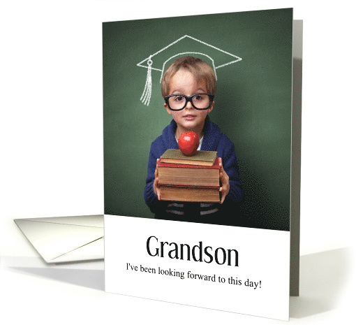 For the High School Graduation of an only Grandson card (1431724)