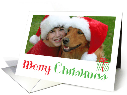 Sharing Christmas is a Gift in Itself Photocard card (1455200)