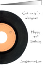 45 record for Daughter-in-Law’s 45th Birthday card