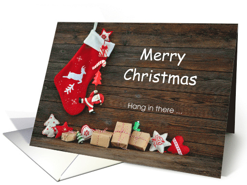 Hang in there... 2021 is almost over Merry Christmas card (1658062)