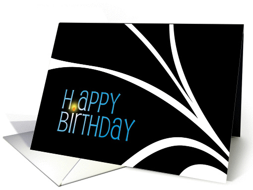 Happy Birthday - graphic design card (901315)