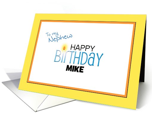 Happy Birthday Nephew for a Bright birthday card (977925)