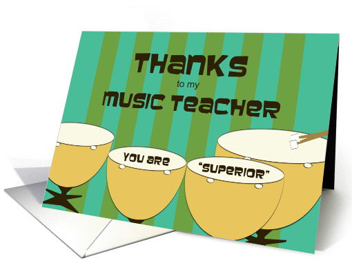 Thanks to a Superior music teacher card (977927)