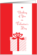 Valentine’s Day Thinking of You gift card
