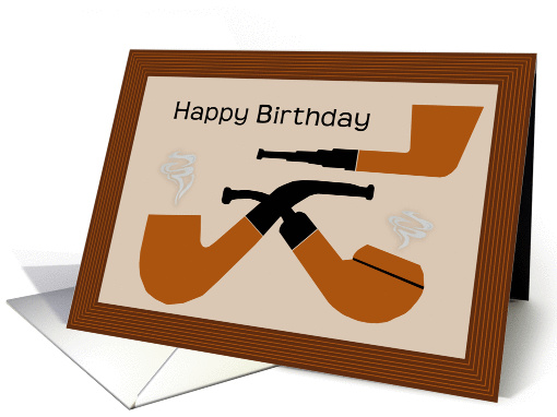 Birthday wish for a pipe smoker card (989527)