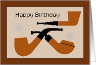 Birthday wish for a pipe smoker card