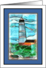 A lighthouse guides your way through cancer treatments card