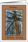 Sail away, sail away during prostate cancer card