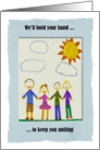 We’ll hold your hand to keep you smiling-UCLA Mattel Children’s Hospital card