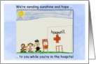 We’re sending sunshine and hope-UCLA Mattel Children’s Hospital card