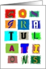 Congratulations for any occasion card