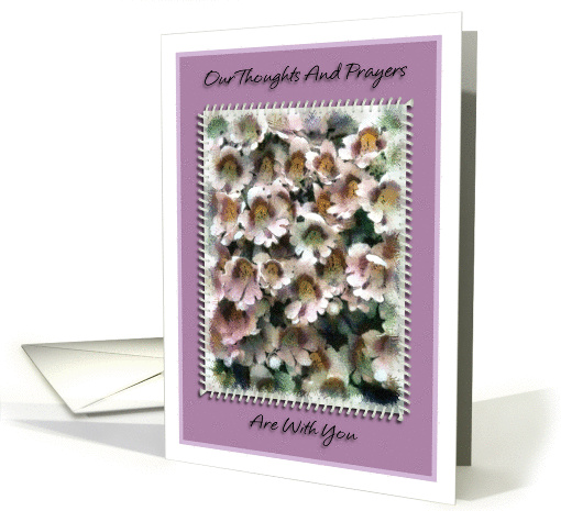 Our thoughts are with you as you fight breast cancer, with... (890815)