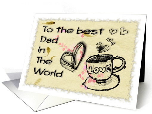 Happy Father's Day to the best dad in the world card (905705)