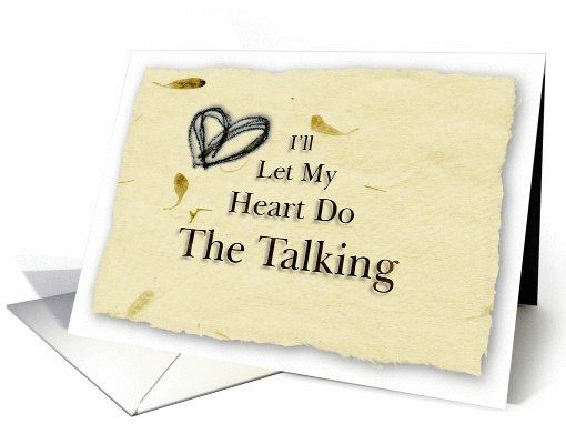 I'll let my heart do the talking when it comes to cancer card (913515)