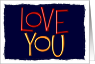 I love you card