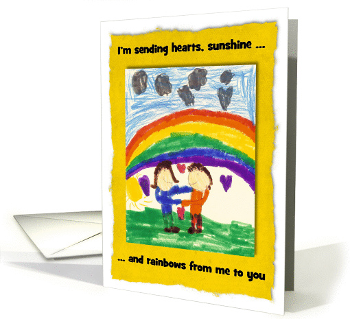 I'm sending my friendship-UCLA Mattel Children's Hospital card