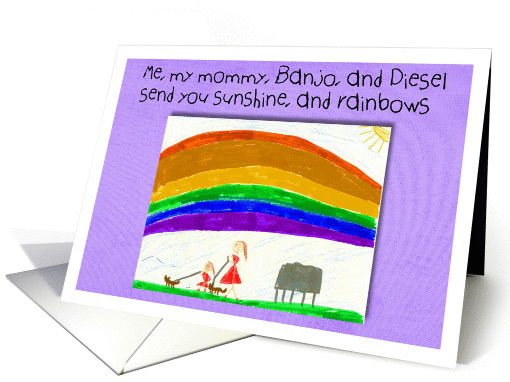 We're sending our friendship-UCLA Mattel Children's Hospital card