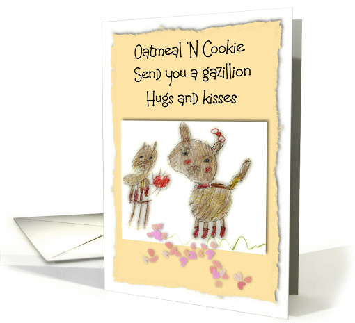 We're sending you hugs and kisses-UCLA Mattel Children's Hospital card