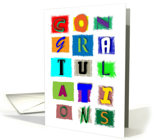 Congratulations for any occasion card (923165)