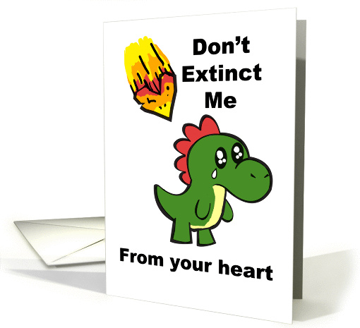 I am sorry dinosaur card (923309)