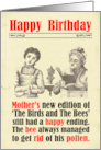 Birthday Victorian Humor Sex Education Book card