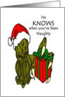 Christmas Cthulhu card