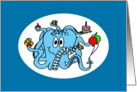 Happy Birthday Octopus card