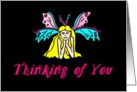 Thinking of You Fairy card