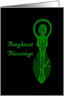 Brightest Blessings Goddess card