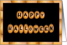 Happy Halloween Pumpkins card