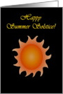 Happy Summer Solstice Sun card