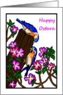 Happy Ostara Spring Birds card