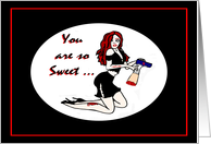 You Are So Sweet Zombie Valentine’s Day card