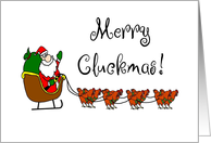 Merry Cluckmas! card