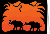 Elephant Friends card
