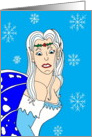 Yuletide Ice Fairy card