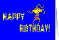 Happy Birthday Monkey card