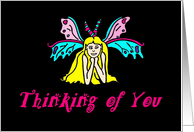 Thinking of You Fairy card