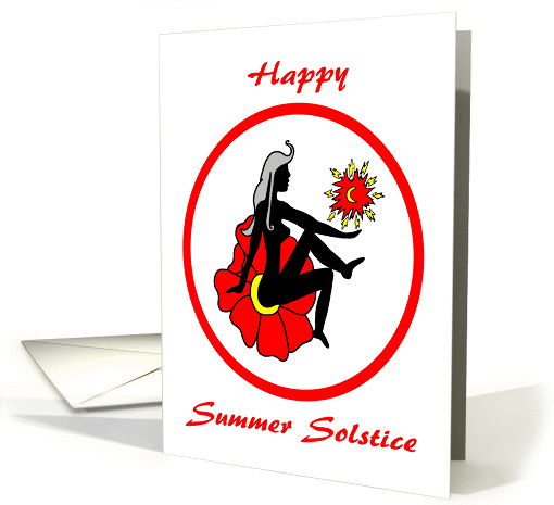 Happy Summer Solstice Fairy card (813778)