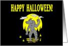 Happy Halloween Werebeast card