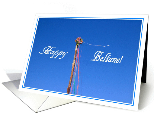 Happy Beltane Maypole card (833431)