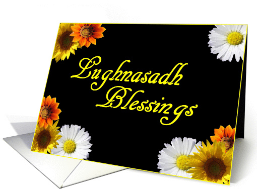 Lughnasadh Blessings Flowers card (833481)