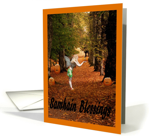 Samhain Blessings Faerie card (839158)