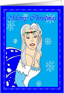 Merry Christmas Snow Fairy card