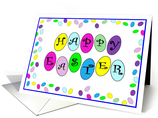 Happy Easter Jelly Beans card (888530)