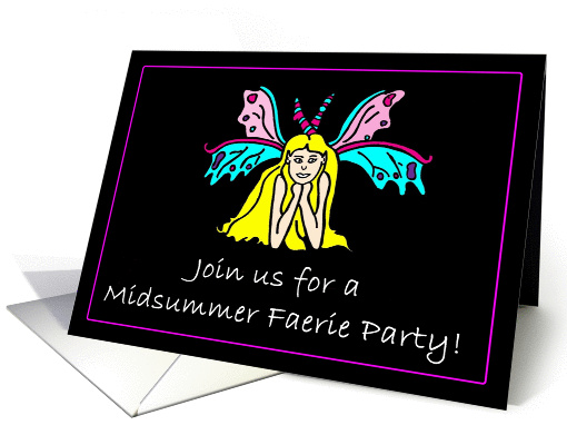Midsummer Faerie Party Invitation card (892843)