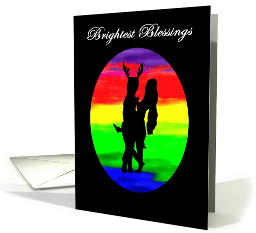 Brightest Blessings Pagan God and Goddess card (893900)