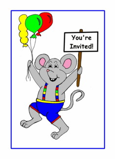 Birthday Party Mouse...